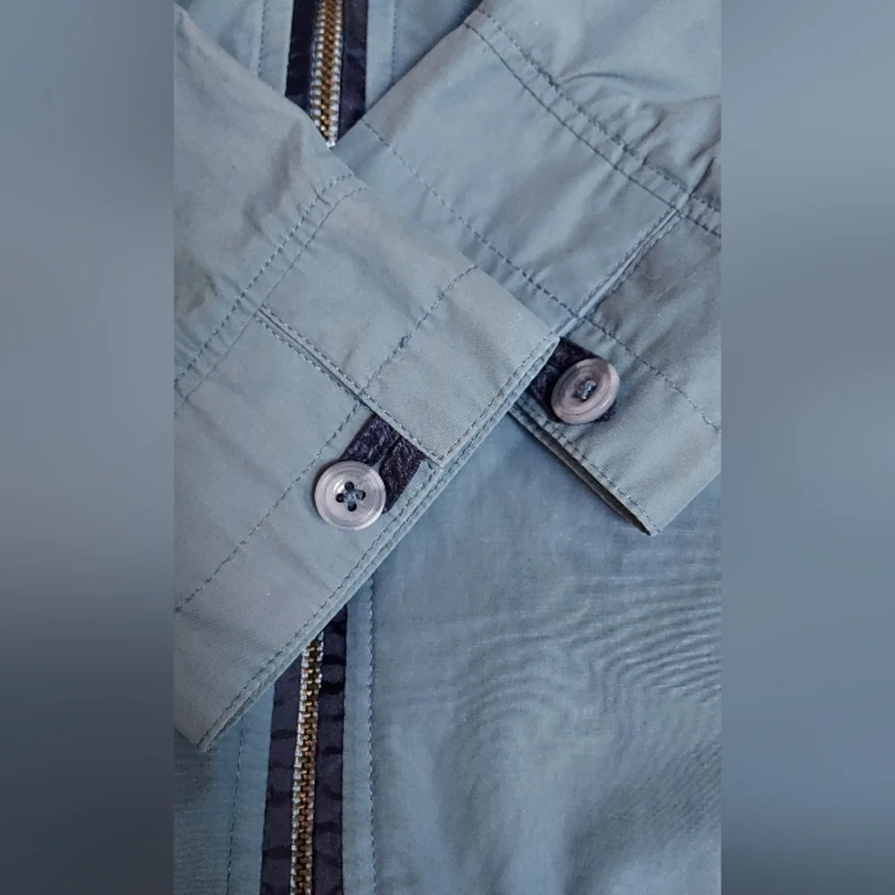Original Penguin Munsingwear Windbreaker Lightweight Jacket Blue Zip Small